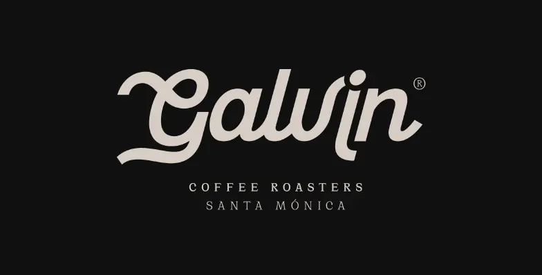 Logotipo Galvin Coffee Roasters